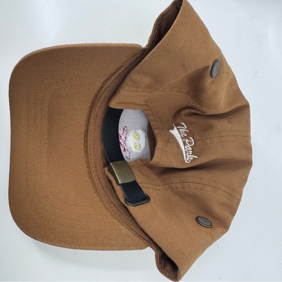 The Park - Unisex Brown Cap with Skull Embroidery - Picture 6 of 7